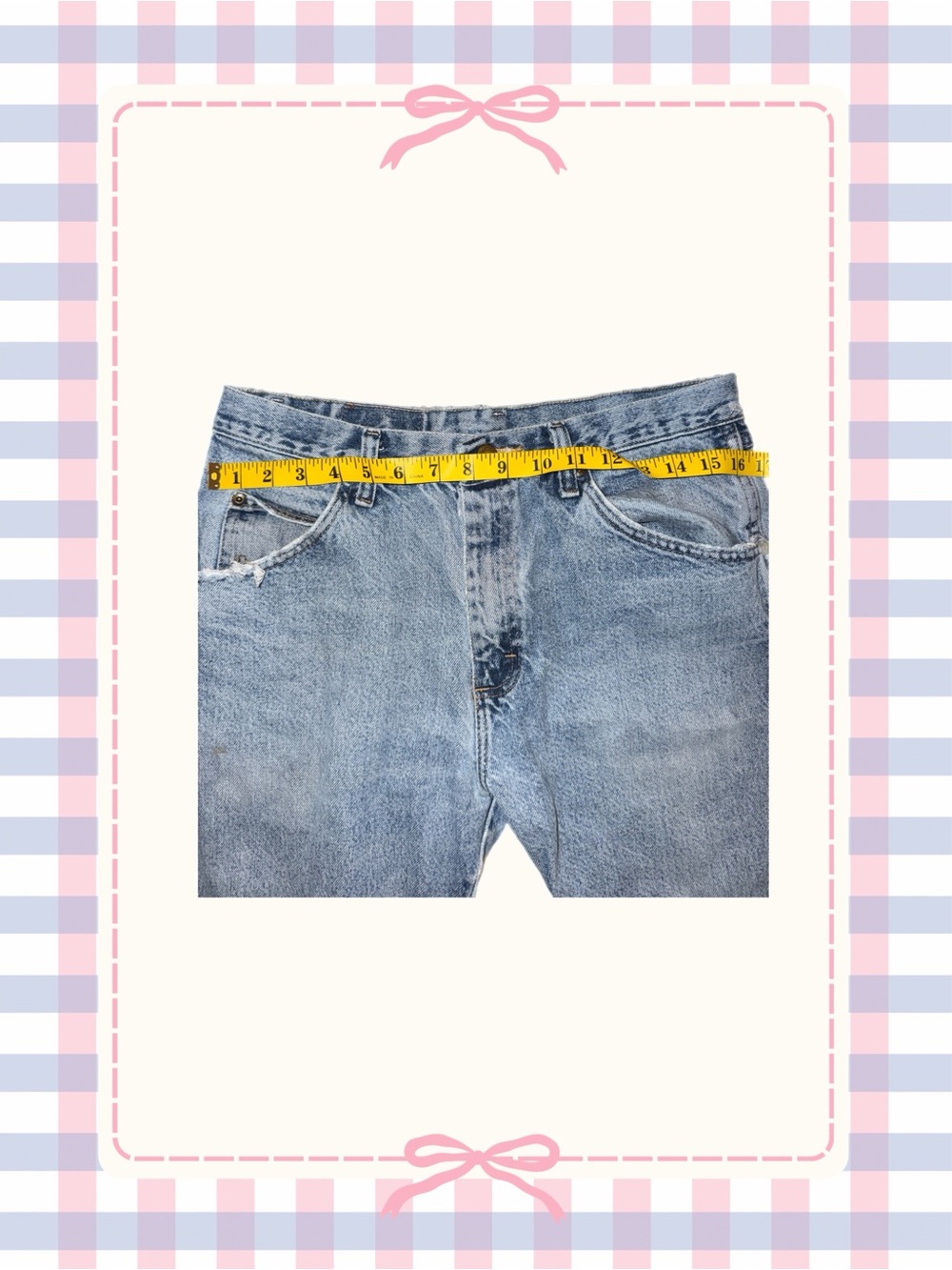 Vintage Light Wash Wrangler Jeans - Picture 5 of 7